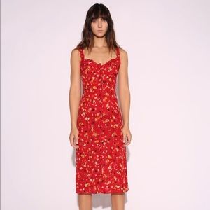 Réalisation Par Juliet Midi Silk Dress